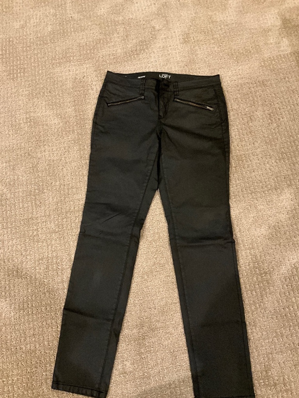 Black holiday pants by Loft - skinny fit